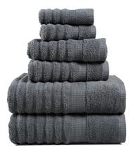 Conjunto de toalhas LANE LINEN 100% algodão Conjunto de toalhas de banho de 6 peças Conjunto de toalhas LANE LINEN 100% algodão Conjunto de toalhas de banho de 6 peças