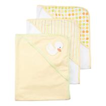 Conjunto de toalhas Spasilk Hooded Baby, pacote com 3 unidades, macio, 6x76 cm Conjunto de toalhas Spasilk Hooded Baby, pacote com 3 unidades, macio, 6x76 cm