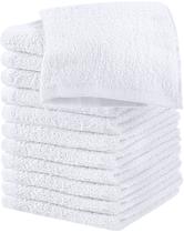 Conjunto de toalhas Utopia Towels, pacote com 12, 100% algodão branco Conjunto de toalhas Utopia Towels, pacote com 12, 100% algodão branco