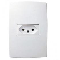 Conjunto de Tomada 2p+t Completa 4x2 Branco - Pial Legrand