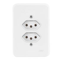 Conjunto de Tomada Dupla 2p+t 20a 4x2 Radial Pollar