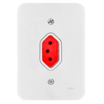 Conjunto de Tomada Simples Vermelha 2p+t 20a Radial Pollar Conjunto de Tomada Simples Vermelha 2p+t 20a Radial Pollar