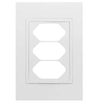 Conjunto de Tomadas RVB-1300-149 Placa 3 Saídas 4x2 Suporte Branco Ravenna Sports Nutrition Conjunto de Tomadas RVB-1300-149 Placa 3 Saídas 4x2 Suporte Branco Ravenna Sports Nutrition