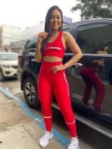 Conjunto de Top e Legging Fitness Tamanho Único