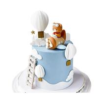 Conjunto De Topper De Bolo De Avião 13PCS Para 1º Aniversário Decorações De Chá De Bebê Tema Tempo