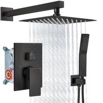 Conjunto de torneiras de chuveiro Aolemi Rain Shower System Bronze polido a óleo Conjunto de torneiras de chuveiro Aolemi Rain Shower System Bronze polido a óleo