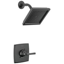 Conjunto de torneiras de chuveiro Delta Geist 14 Series Matte Black