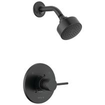 Conjunto de torneiras de chuveiro Delta Modern 14 Series Matte Black