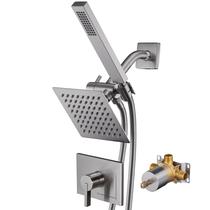 Conjunto de torneiras de chuveiro SOOOHOT Dual Shower Heads com spray manual