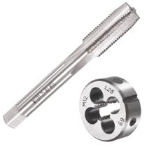 Conjunto de torneiras e moldes Saipe M12 X 1,25 mm HSS Straight Fluted Conjunto de torneiras e moldes Saipe M12 X 1,25 mm HSS Straight Fluted