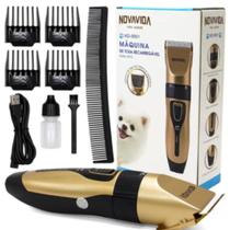 Conjunto De Tosa Pet Com 4 Pentes Ajustáveis Conjunto De Tosa Pet Com 4 Pentes Ajustáveis