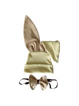 Conjunto de Touca e Gravata para Bebê - Elegância e Conforto