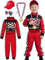 Conjunto de trajes de corrida infantis Bordazor para meninos de 7 a 8 anos
