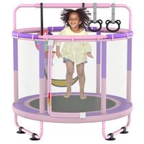 Conjunto de trampolim LANGXUN 60" para crianças 6 em 1 para ambientes internos e externos