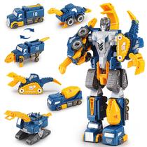 Conjunto de transformação de carro Toy Fuzzy Pixie Construction com 5 unidades