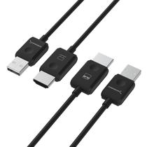 Conjunto de transmissor e receptor de adaptador de vídeo HDMI sem fio