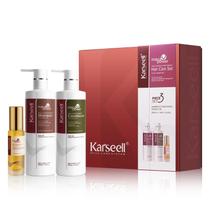 Conjunto de tratamento capilar Karseell Collagen Hair Treatment com shampoo, condicionador e óleo capilar