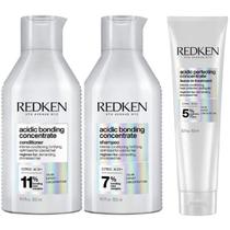 Conjunto de tratamento de shampoo e condicionador Redken Acidic Bonding 300ml Conjunto de tratamento de shampoo e condicionador Redken Acidic Bonding 300ml