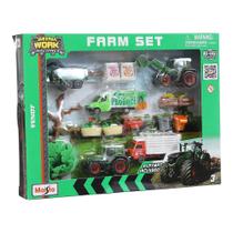 Conjunto de Tratores Fendt Verde Farm Set Maisto 39390