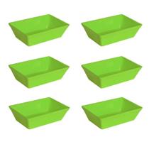 Conjunto De Travessa Stillo Vemplast P 2L 6 Peças Verde