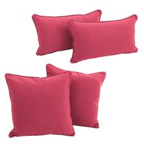 Conjunto de travesseiros Blazing Needles Berry Berry 4 unidades Conjunto de travesseiros Blazing Needles Berry Berry 4 unidades