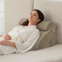 Conjunto de travesseiros em cunha Ruqmuis para pós-cirurgia com 3 travesseiros