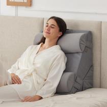 Conjunto de travesseiros em cunha Ruqmuis para pós-cirurgia com 4 travesseiros