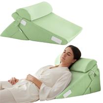 Conjunto de travesseiros ortopédicos Bedluxe Foam Pós-Cirurgia