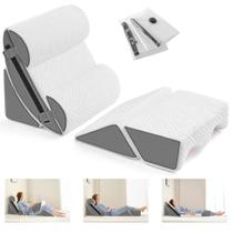 Conjunto de travesseiros ortopédicos com cunha Yojoker Memory Foam, 6 unidades