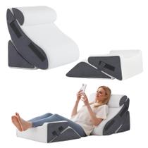 Conjunto de travesseiros ortopédicos em cunha Ahpmeoa, 5 unidades para após a cirurgia