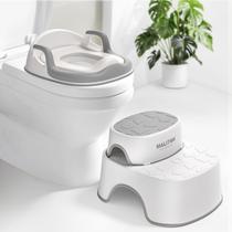 Conjunto de Treinamento para Vaso Sanitário Maliton Baby com Banquinho