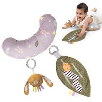 Conjunto de treinamento Taf Toys Tummy Time, almofada Tummy Time Development de 0 a 3 meses, Rattle Bunny, Crinckle Leaf Toys Development, brinquedo ergonômico para desenvolvimento de recém-nascidos Brinquedos sensoriais de 0 a 6 meses Conjunto de treinamento Taf Toys Tummy Time, almofada Tummy Time Development de 0 a 3 meses, Rattle Bunny, Crinckle Leaf Toys Development, brinquedo ergonômico para desenvolvimento de recém-nascidos Brinquedos sensoriais de 0 a 6 meses