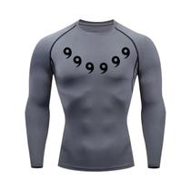 Conjunto de Treino Masculino Anime - Compressão Respirável, Secagem Rápida