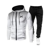 Conjunto De Treino Masculino De Inverno 2025: Moletom Moderno E Calça Jogger Para Academia E Corrida