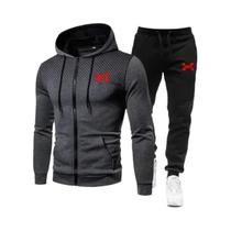 Conjunto De Treino Masculino De Inverno 2025: Moletom Moderno E Calça Jogger Para Academia E Corrida