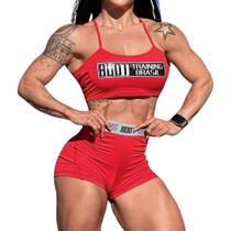 Conjunto de Treino Top + Short Elastic Boot Training Brasil