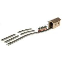 Conjunto de Trem Bachmann Village Streetcar Christmas Escala On30 Conjunto de Trem Bachmann Village Streetcar Christmas Escala On30