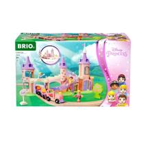 Conjunto de trem de brinquedo BRIO Disney Princess Castle com princesas clássicas