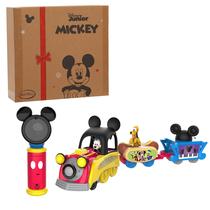 Conjunto de trem de brinquedo Disney Junior Mickey Mouse Funhouse com controlador