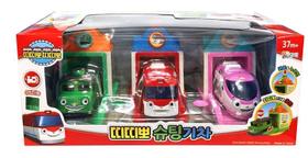 Conjunto de trem de brinquedo Young Toys Little Bus Friends Titipo x3 Conjunto de trem de brinquedo Young Toys Little Bus Friends Titipo x3