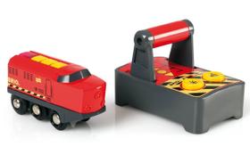 Conjunto de trem de controle remoto BRIO World 33213 para crianças a partir de 3 anos