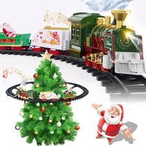 Conjunto de trem de Natal TERRAMUS com Smoke Light & Sound Kids 3-12Y
