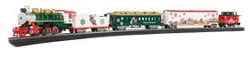Conjunto de Trem Elétrico Bachmann Norman Rockwell Christmas HO Conjunto de Trem Elétrico Bachmann Norman Rockwell Christmas HO