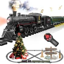 Conjunto de trem elétrico BUBUQE Christmas Remote Control Kids