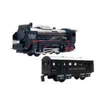 Conjunto De Trem Elétrico Vintage Para Crianças Com Luzes E Sons Realistas, Brinquedo Clássico De Conjunto De Trem Elétrico Vintage Para Crianças Com Luzes E Sons Realistas, Brinquedo Clássico De