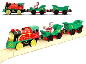 Conjunto de trem elétrico Z MAYABBO Adventure com luzes e sons Conjunto de trem elétrico Z MAYABBO Adventure com luzes e sons