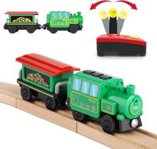 Conjunto de Trem HANQIANN Brinquedo com Controle Remoto e Pilhas Conjunto de Trem HANQIANN Brinquedo com Controle Remoto e Pilhas