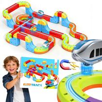 Conjunto de Trem HEXIMANX Cubo Infinito Magnético 3D com 68 Peças