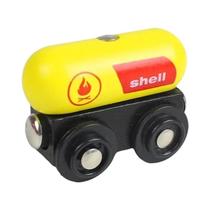 Conjunto De Trem Magnético De Madeira Infantil Anime James Locomotiva Veículos Ferroviários