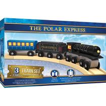 Conjunto de Trem MasterPieces The Polar Express - 3 Peças de Madeira Conjunto de Trem MasterPieces The Polar Express - 3 Peças de Madeira